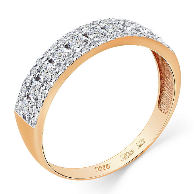 Кольцо, золото, бриллиант, 1-108370-00-00